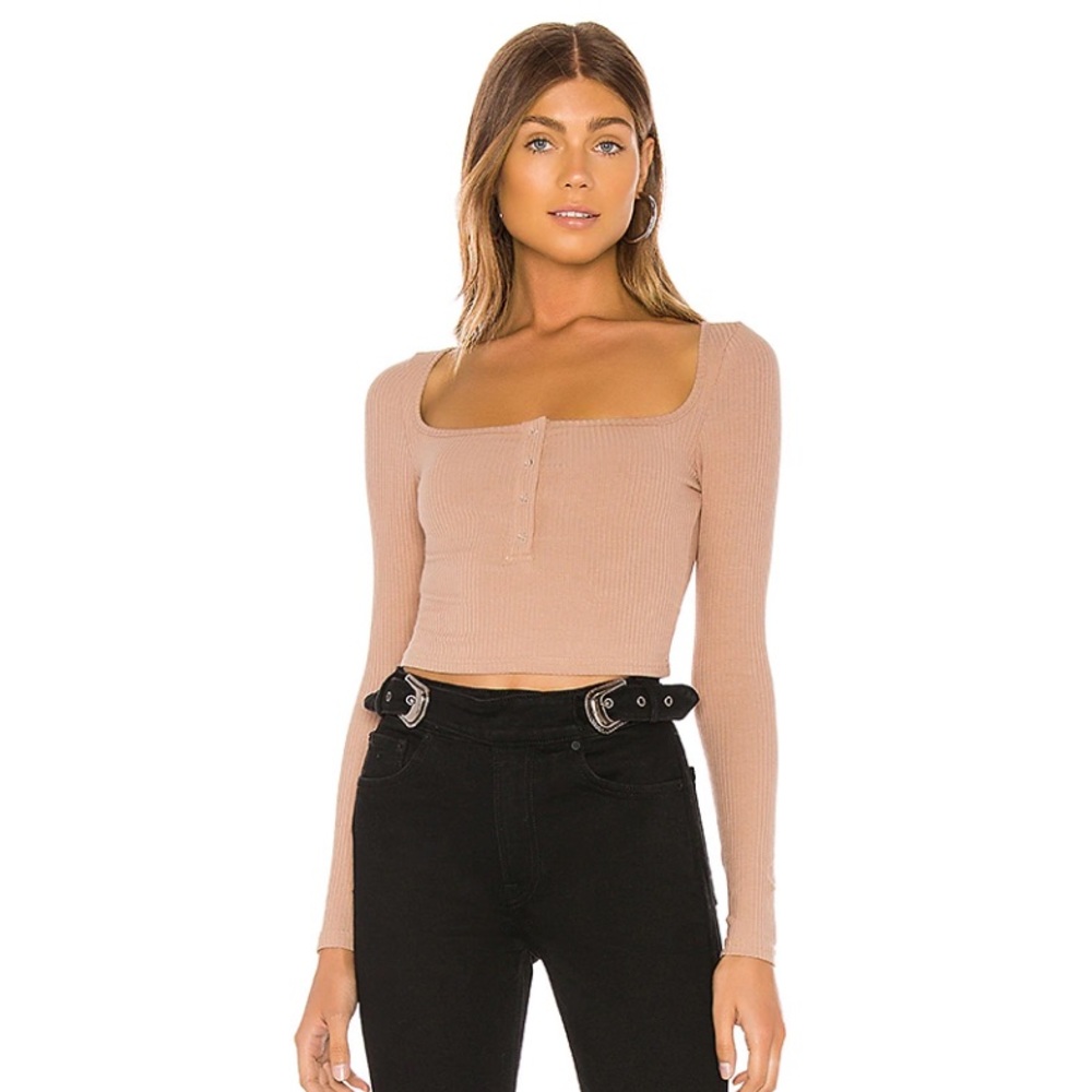 Collette Snap Front Top by superdown